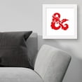 thumbnail image 3 of Gallery Pops Dungeons & Dragons: Honor Among Thieves - Red Ampersand Wall Art, White Framed Version, 12" x 12", 3 of 5