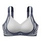 thumbnail image 4 of Brasier Mujer Sujetador Tipo Camiseta sin Costuras con Bloques de Color para Mujer, Soporte Suave, Cómodo, Transpirable, sin Relleno, Bralette sin Aros para Pecho Pequeño Extra Grande, 4 of 4