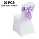 thumbnail image 2 of 20 piezas elegante satén boda/fiesta funda para silla fajas/lazos-cinta de lazo de doble capa faja trasera, 2 of 5