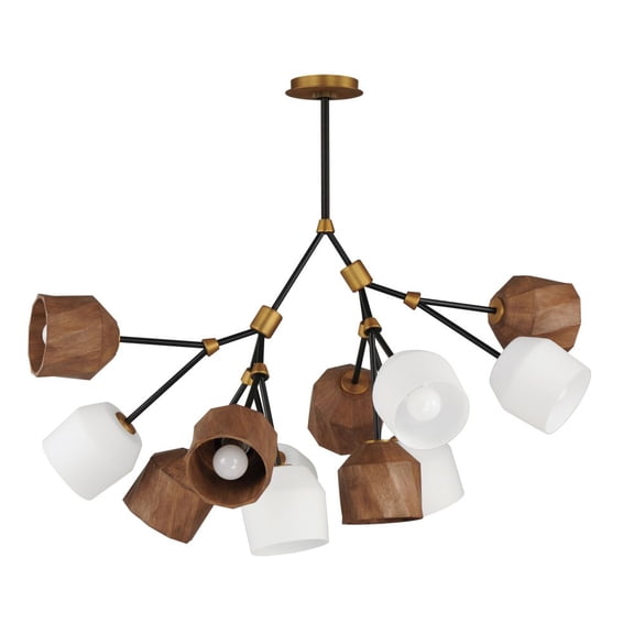 28278DBZAB Maxim Lighting Akimbo - 72W 12 LED Pendant-25.5 Inches Tall and 40.75 Inches Wide