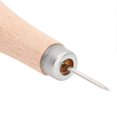 thumbnail image 3 of 3mm Stitching Awl Profession Ergonomic Awl Tool Sewing with Beech Handle Awl Punch Leather Stitching Awl for Leather Punching, 3 of 3