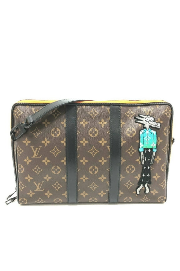Pre-Owned LOUIS VUITTON M80130 Monogram LV Friends Keepall Pouch Bag Shoulder Handbag... (Good)