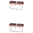 thumbnail image 4 of Yuarrent Estante de secado de jabón de 2 rejillas, soporte de pared para dormitorio de casa, bola de baño, fuerte, organizador de baño y Type2 NO2, 4 of 6