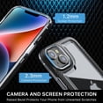 thumbnail image 4 of Funda MYBAT Lux para iPhone 14 PLUS Negra con mica de Cristal, 4 of 7