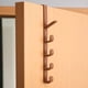 thumbnail image 5 of Ganchos De Plástico Gancho marrón para puerta, fuerte adhesivo, para colgar ropa en la pared, vertical, sin dejar rastro, para sombreros y ropa (1 unidad) JASKFLY, 5 of 8