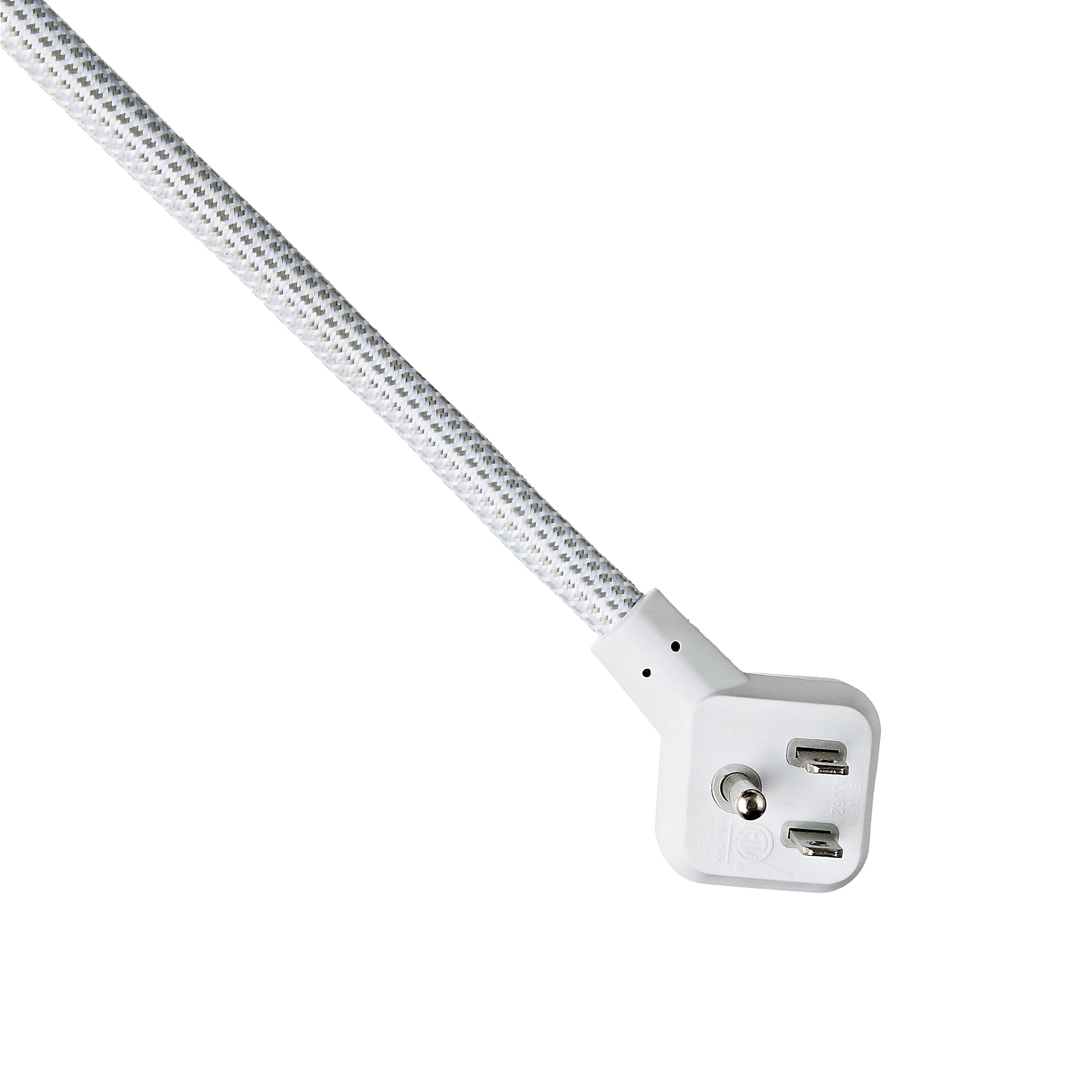 Hyper Tough Surge Protector Power Strip with USB-A, USB-C, 8 Outlets, 10ft Extension Cord, White