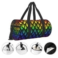 thumbnail image 5 of Easygdp Dragon Scales Travel Bag, Camping, Weekend, Carry On Overnight Duffel Bag with Shoulder Strap, 5 of 8