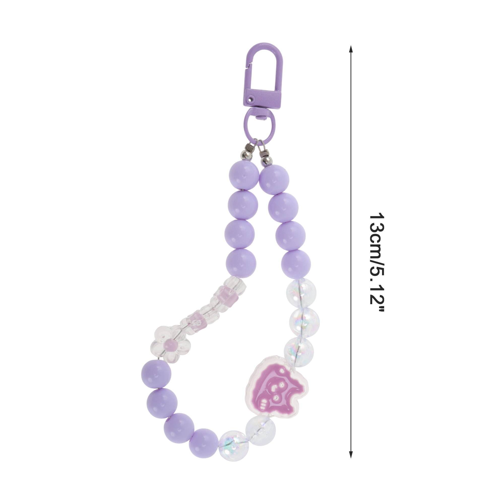 Unique Bargains Cartoon Rabbit Phone Charm 1Pc Purple