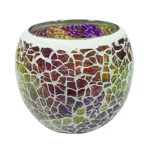candeliere de de Mosaico Tealight Votive Titular de Adornos mi
