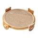 thumbnail image 2 of Cama para dormir, alfombrilla para rascar para gatos, tablero rascador para descansar y entrenar Estera redonda de sisal, 2 of 9