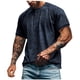 thumbnail image 1 of pstuiky camisetas de manga corta para hombre, Camisa informal de manga corta y cuello redondo para hombre, color liso, talla grande, media manga ropa de hombre l, 1 of 8