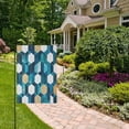 thumbnail image 2 of Yayeee Garden Flag 12"x18" Double Sided Outdoor Yard Lawn Holiday Decorations, Blue White Geometric Patterns, 2 of 6