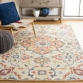 thumbnail image 2 of SAFAVIEH Metro Fernando Floral Area Rug, Beige/Rust, 6' x 6' Square, 2 of 9