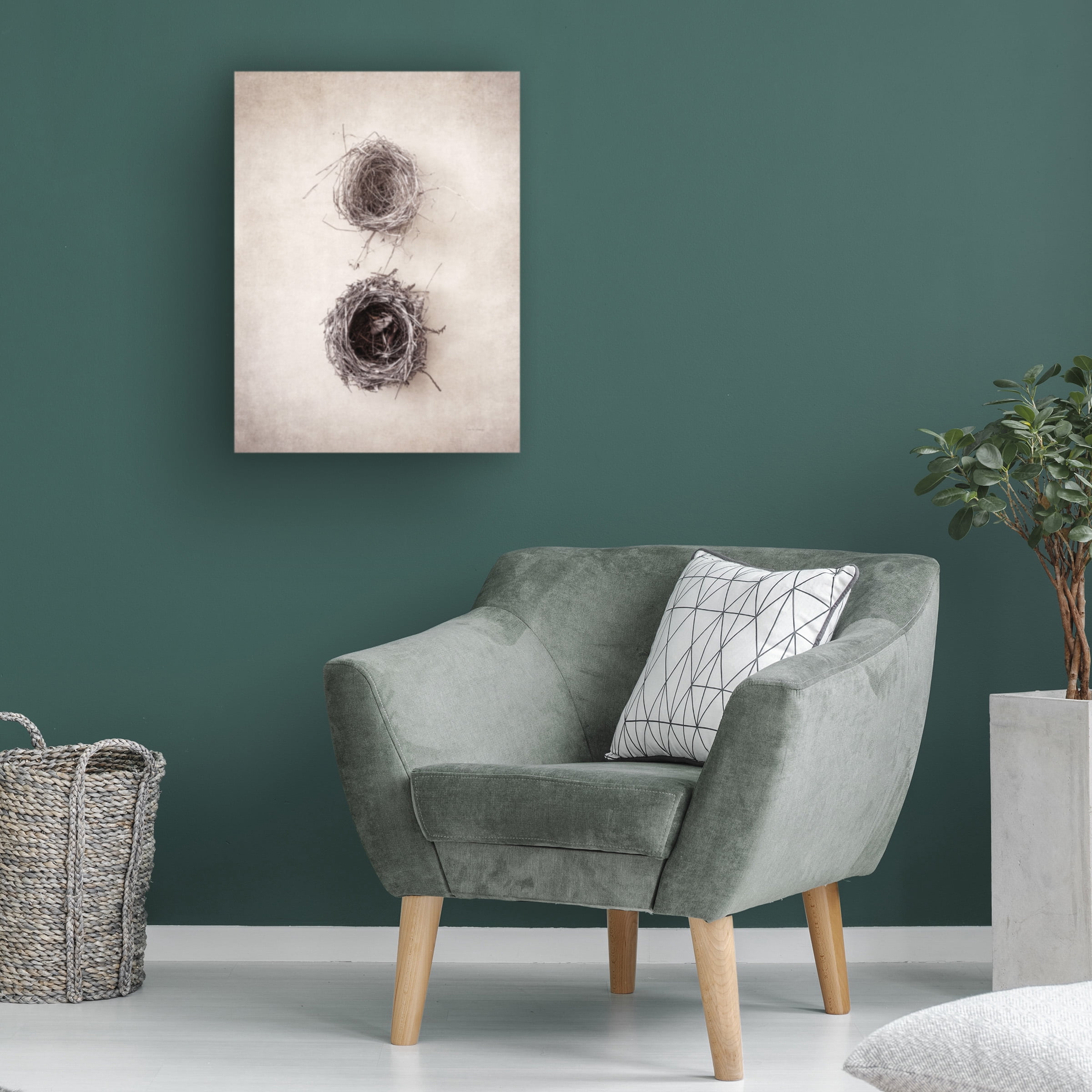 Debra Van Swearingen 'Nest IV' Canvas Art