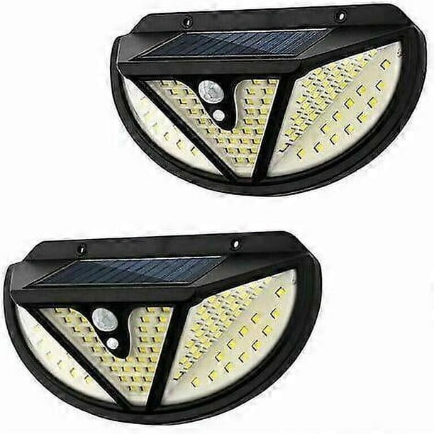 Wall light, 2 x outdoor solar wall lights, human waterproof sensor wall light, garden path light