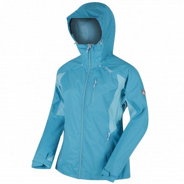 Regatta Great Outdoors - Chaqueta impermeable modelo Cross Penine III para mujer (Aqua/Horizonte) Regatta UTRG2390_P