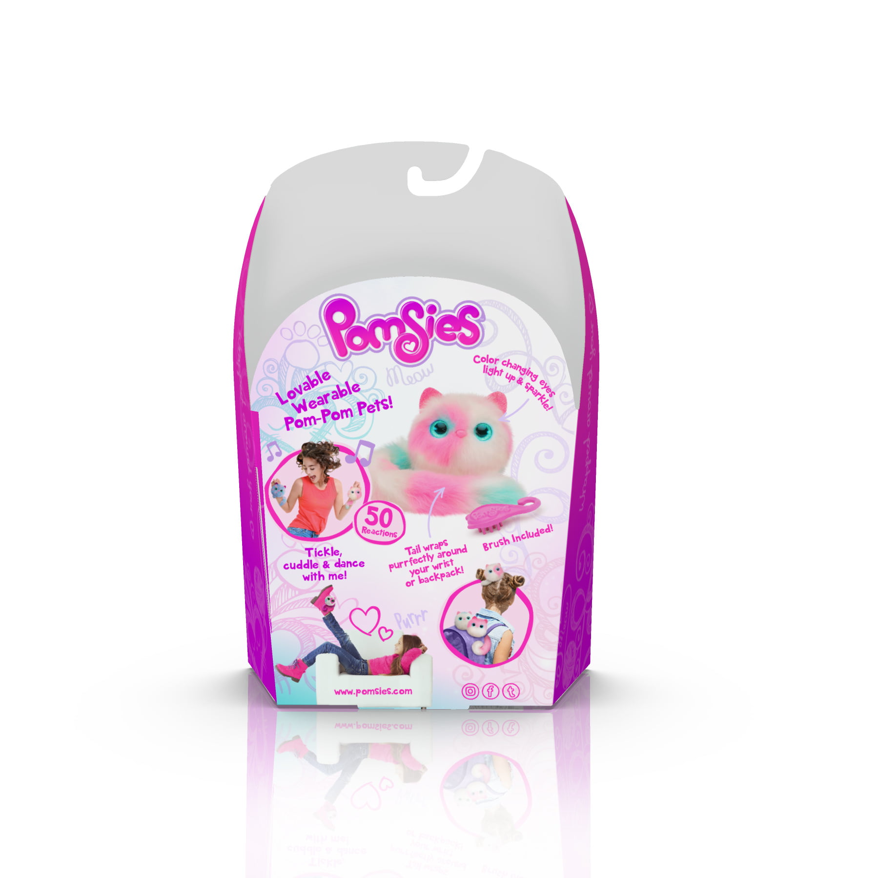 Pink pets. Интерактивная игрушка Pomsies. Интерактивная игрушка Pomsies Pinky. Pomsies Patches. Пушистый питомец Pomsies.