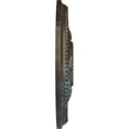 thumbnail image 4 of Ekena Millwork 18 1/8"OD x 3 1/2"ID x 2 3/4"P Edinburgh Ceiling Medallion (Fits Canopies up to 5 1/8"), Hand-Painted Bronze Blue Patina, 4 of 6