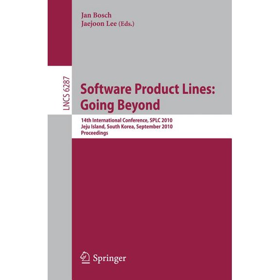 Software Product Lines: Going Beyond: 14th International Conference, Splc 2010, Jeju Island, South Korea, September 13-1, (Paperback)