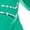 Green, variant on English Factory womens Stitch Detail Puff Sleeve Knit Top, m, Green