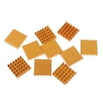 thumbnail image 2 of 10x Disipador de Calor de Aluminio Del Disipador de Calor, Refrigeración Del Enfriador para CPU Amplificador Led Transistor Módulo IC 0.87x0.87x0.2inc jinwen Refrigerador del disipador de calor de aluminio, 2 of 7