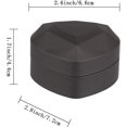 thumbnail image 3 of Caja de regalo para anillo en forma de corazón con luz LED, Estuche de joyería para aretes de terciopelo con luz, Caja de exhibición de joyas, 3 of 5