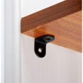 thumbnail image 3 of Black Right Angle Bracket L Shaped Metal Corner Brace with Screws for Wood, 3 of 5