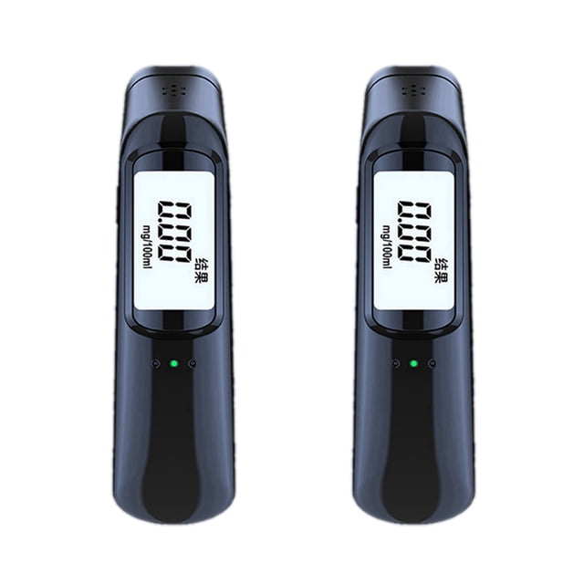 2X Alcohol Tester Air-Blown Drunk Driving Measurement Alcohol Instrument Household High- with Voice