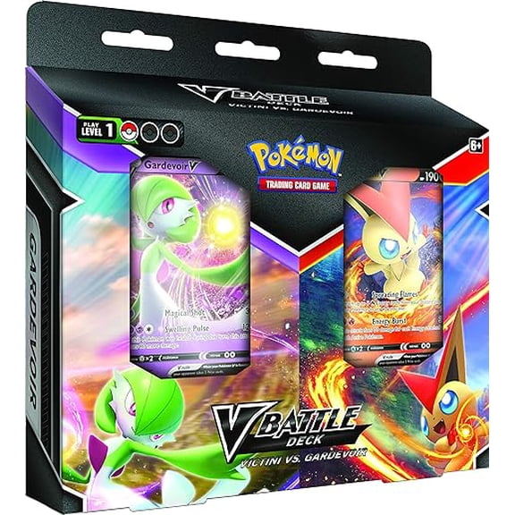 Pokemon Trading Card Game Victini V & Gardevoir V Battle Deck Bundle