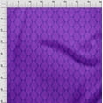 thumbnail image 4 of oneOone Silk Tabby Purple Fabric Damask Sewing Material Print Fabric By The Yard 42 Inch Wide, 4 of 5