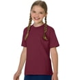 thumbnail image 1 of Hanes Authentic TAGLESS Kid`s Cotton T-Shirt, L, Maroon, 1 of 1