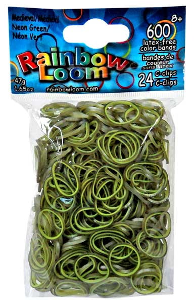~Brand New~ Rainbow Loom Rose Jelly Rubber Bands Refill C-clips Twistz Bandz