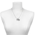 thumbnail image 2 of Delight Jewelry Silver-tone Large Script Letter - A - 3/4'' Disc - Silvertone Senior Mom Class of 2026 Dome Necklace, 18", 2 of 5