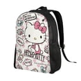 thumbnail image 2 of Hello Kitty Backpack, Travel Laptop Backpack, Water Resistant College School Computer Bag, Durable Daypack, Fit 16 Inch Notebook, 2 of 8