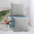 thumbnail image 5 of Unique Bargains 2-pcs Corduroy Decorative Throw Pillow Covers Light Gray 18"x18", 5 of 8