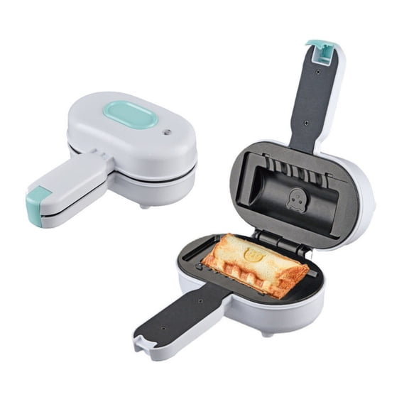 xiziHUAN9C Multifunctional Nonstick Breakfast Maker with Removable Plates - Quick Meal Griddle for Sandwiches, Pancakes & More, Easy Clean Cooking Appliance，White - 20cm