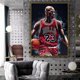 thumbnail image 1 of Carteles de estrellas de baloncesto, pintura sin marco de Kobe y James, decoraciones de pared de fondo para sala de estar, decoración del hogar, regalo de recuerdo, 1 of 4