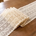 thumbnail image 4 of Table Runner Nordic Crocheted Lace Cotton Bohemian Style Table Runners With Tassels Dining Wedding Home Table Decoration, 4 of 10