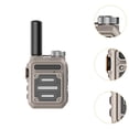 thumbnail image 2 of Mini walkie talkie perfecl dos vías portátil clip trasero Caqui, 2 of 8