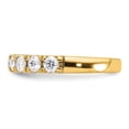 thumbnail image 4 of FJC Finejewelers 14 kt Yellow Gold 1/2 ct 9 Stone G H I True Light Moissanite Band 2 mm, 4 of 8