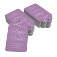 thumbnail image 2 of Inkdotpot 100 Pack Happy Diwali Favor Paper Tags Craft Real Silver Foil Hang Tag, 2 of 6