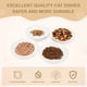 thumbnail image 4 of Tazón de Comida para Gatos de Bargains Únicos, Diseño de Cerámica Poco Profundo y Ancho, Tazones para Gatos, Platos para Comida y Agua para Gatos de Interior, Blanco y Negro, 4 of 7