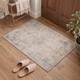 thumbnail image 4 of GENIMO 2'x6' Runner Rug, Washable Non Slip Soft Vintage Persian Hallway Runner for Kitchen Entryway Laundry Room, Dusty Beige, 4 of 7