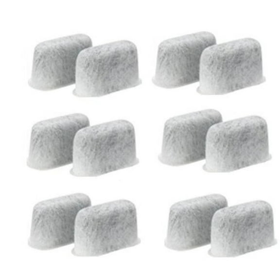 Generic Everyday Replacement Charcoal Water Filters for Cuisinart Coffee Machines 12 Packs