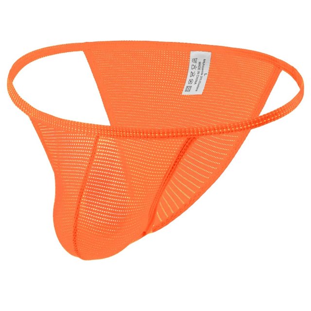 Uinagy Slips en Maille Couleur Unie pour Hommes Taille Basse Demi-Hanche Confortables Petit Triangle