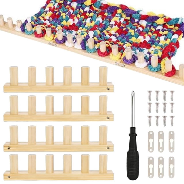 Wooden Weaving Tool Scarf Blanket Knitting Tool Handmade Braiding Tool DIY