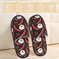 thumbnail image 2 of Slippers for Women, Red Hot Chili 1 Womens Slippers Fuzzy Winter House Shoes, Soft Anti-Skid Slippers Indoor and Outdoor, 2 of 7
