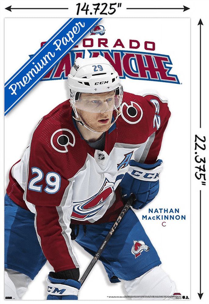 NHL Colorado Avalanche - Nathan MacKinnon Feature Series 23 Wall Poster, 14.725" x 22.375"