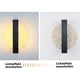 thumbnail image 4 of Elegante lámpara de pared de vidrio con burbujas: material acrílico, iluminación interior de cristal regulable de 3000 K, diseño resistente al agua para apliques modernos, accesorios de iluminación, 4 of 6
