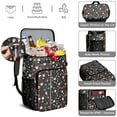 thumbnail image 5 of Travel Cooler Bag - Paw Prints and Bones Camping Beer Cooler Backpack with Bottle Opener- Waterproof Insulated Picnic Backpacks - Cooler Bag for Beach, 5 of 6